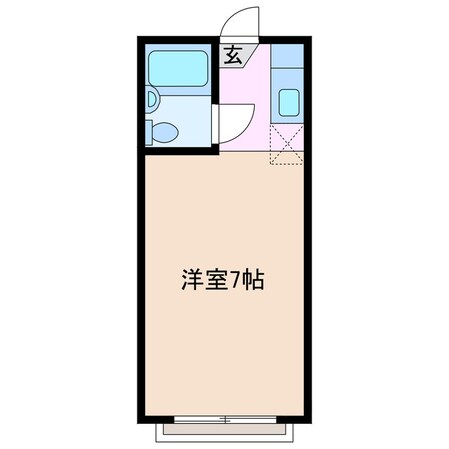 新正駅 徒歩8分 2階の物件間取画像